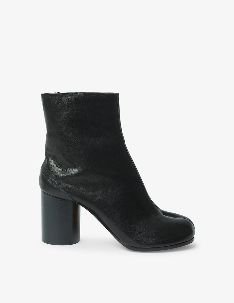 rinascente Maison Margiela Tabi leather heeled ankle booties