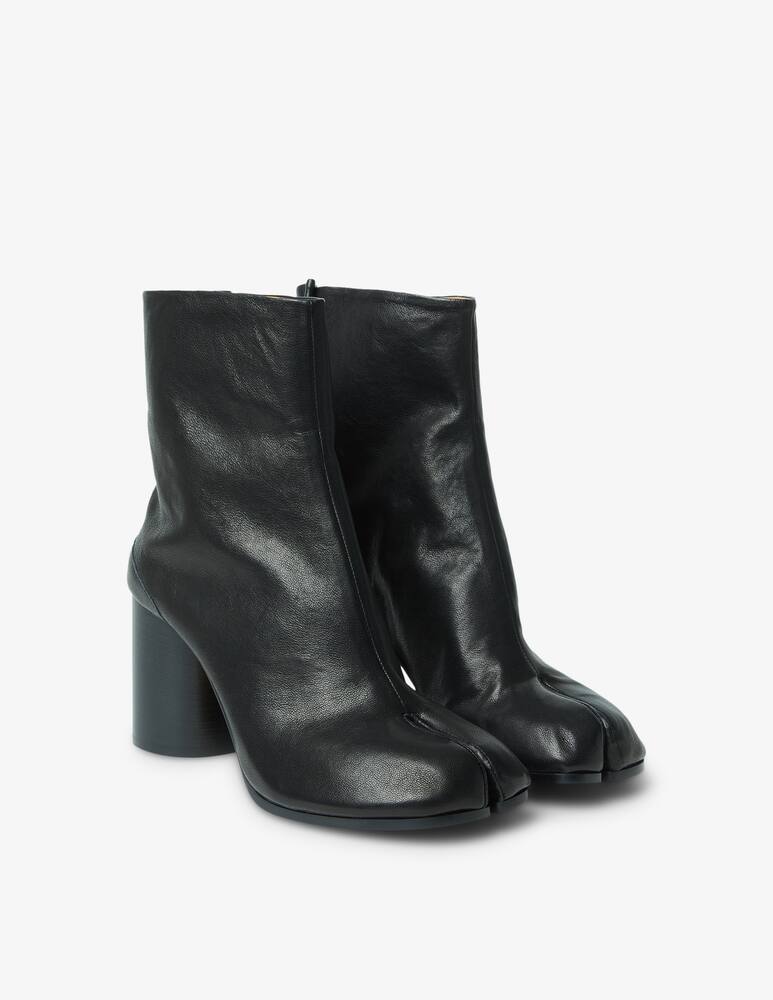 rinascente Maison Margiela Tabi leather heeled ankle booties