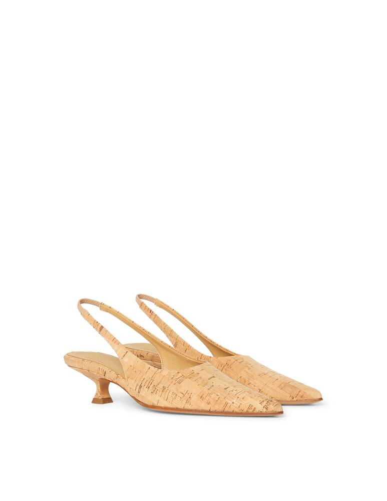 rinascente MM6 Maison Margiela Cork slingback shoes