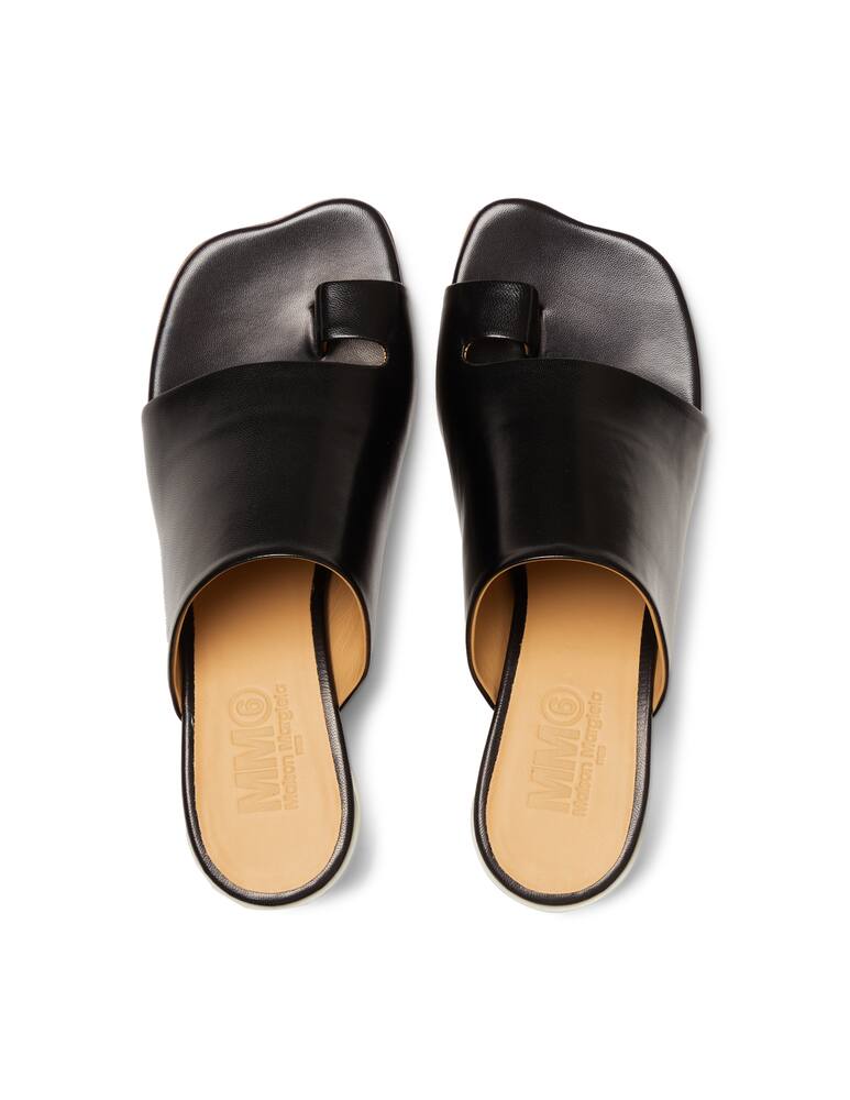 rinascente MM6 Maison Margiela Sandali con tacco forma piede con anello