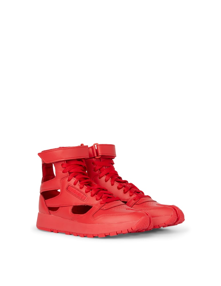 rinascente Maison Margiela Sneakers Gladiator collaborazione Reebok - rosso