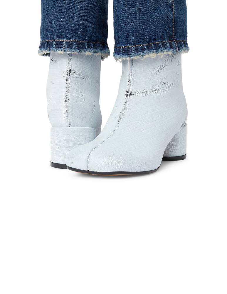 rinascente MM6 Maison Margiela Stivali con tacco e gambale di jeans