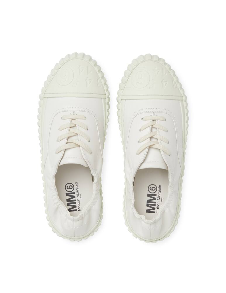 rinascente MM6 Maison Margiela Sneakers basse con logo in punta