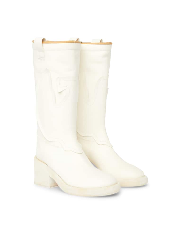 MM6 Maison Margiela Stivali in pelle - immagine 3 MM6 Maison Margiela Stivali in pelle - immagine 3