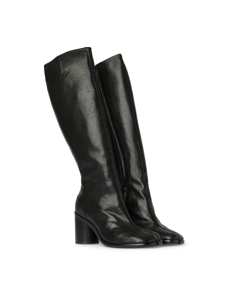 rinascente Maison Margiela Tabi leather boots - black