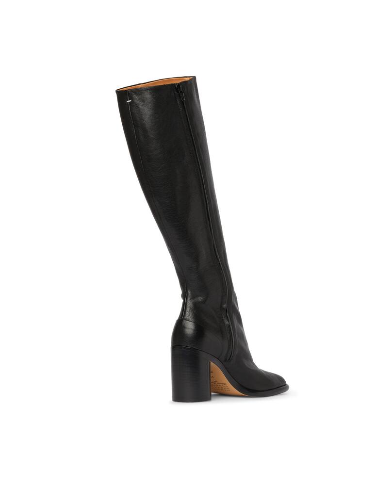 rinascente Maison Margiela Tabi leather boots - black