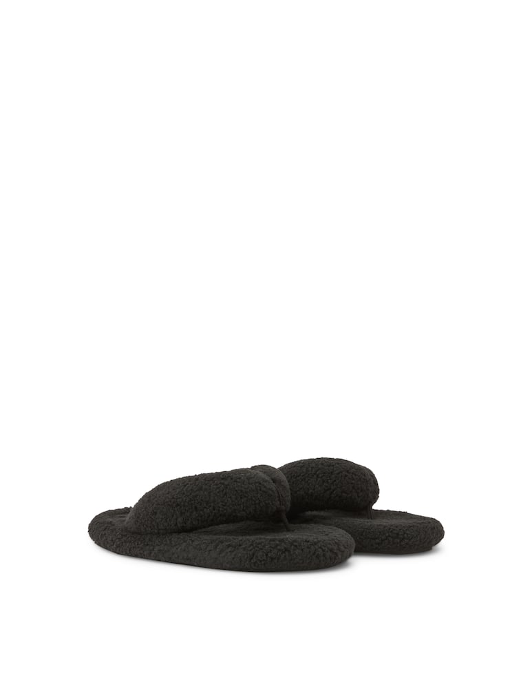 rinascente MM6 Maison Margiela Ciabattina in pelliccia sintetica