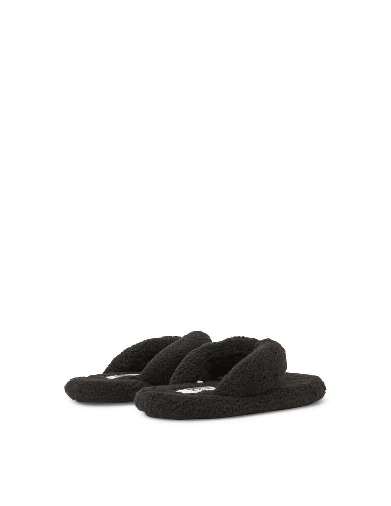 rinascente MM6 Maison Margiela Ciabattina in pelliccia sintetica