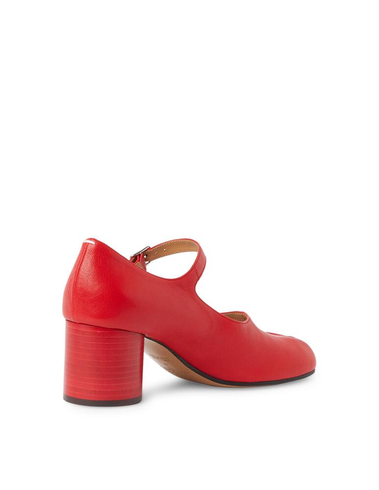Maison Margiela Scarpe con tacco Maryjane Tabi - rosso - immagine 4 Maison Margiela Scarpe con tacco Maryjane Tabi - rosso - immagine 4