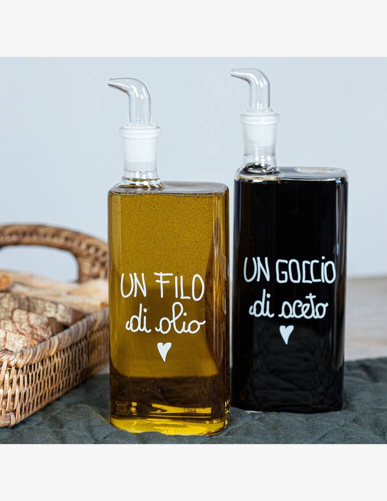 rinascente Simple Day Set 2 Bottles Un Filo Di Olio Un Goccio Di Aceto 400Ml