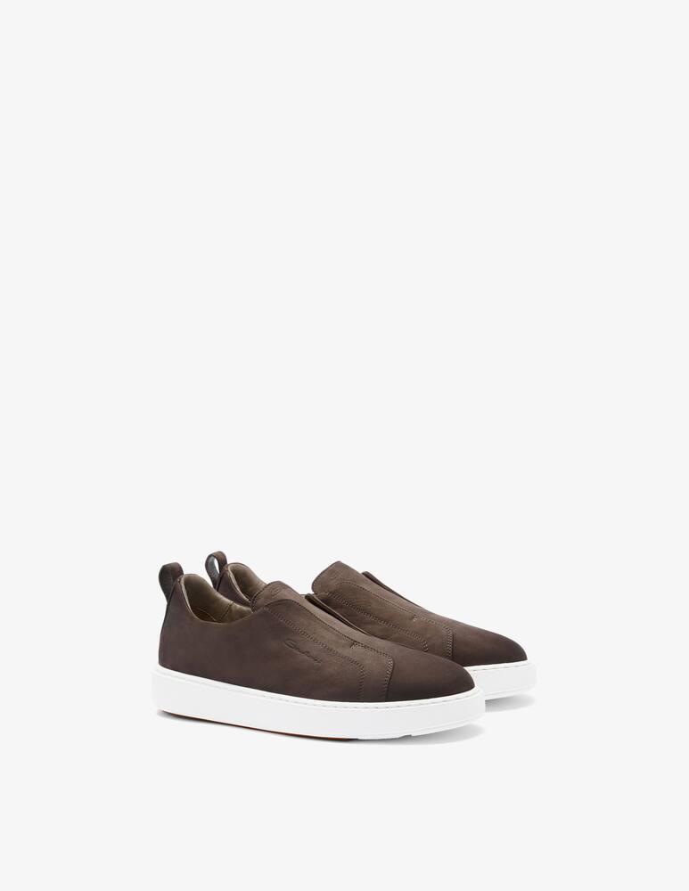 Santoni Nubuck slip-on sneakers - picture 2 Santoni Nubuck slip-on sneakers - picture 2