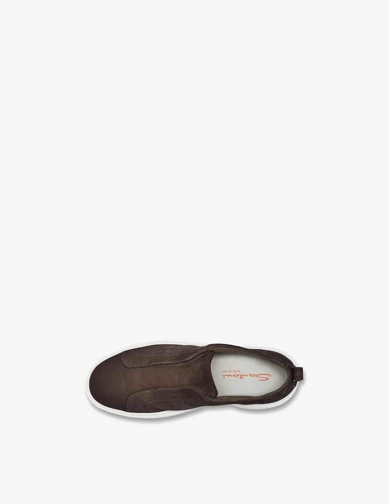rinascente Santoni Slip-on in pelle nabuk