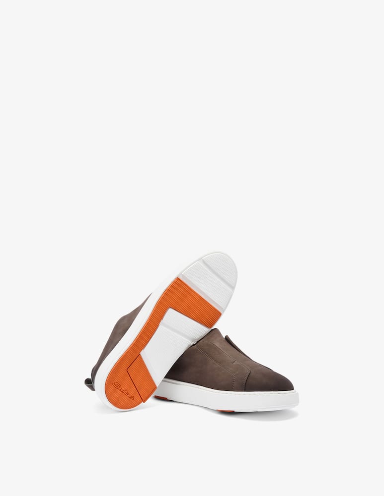 Santoni Nubuck slip-on sneakers - picture 5 Santoni Nubuck slip-on sneakers - picture 5