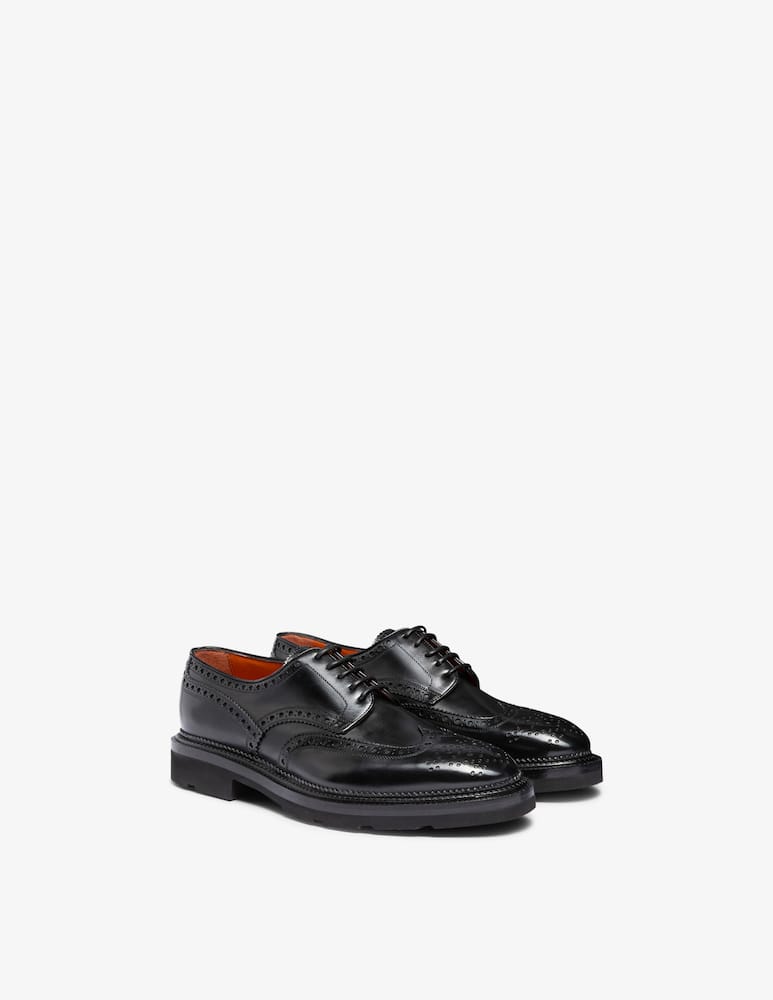 Santoni Derby brogue in pelle - immagine 2 Santoni Derby brogue in pelle - immagine 2