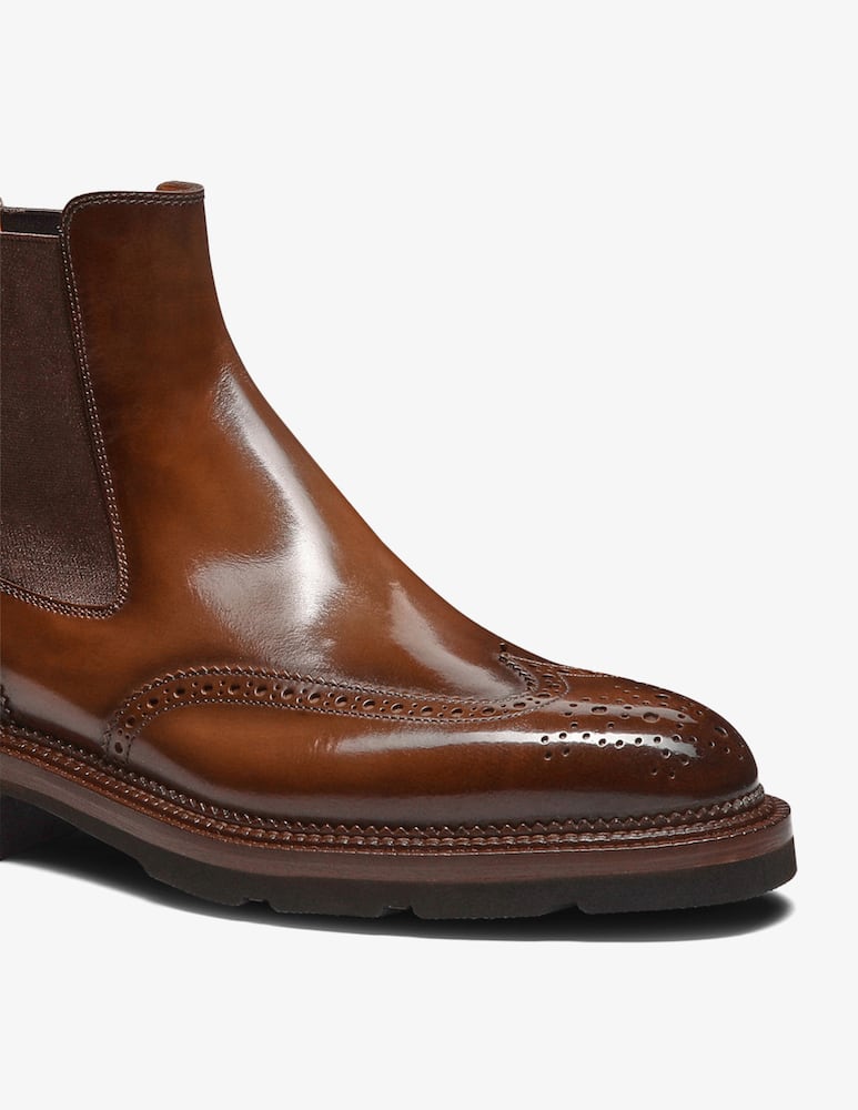 Santoni Chelsea brogue in pelle - immagine 5 Santoni Chelsea brogue in pelle - immagine 5