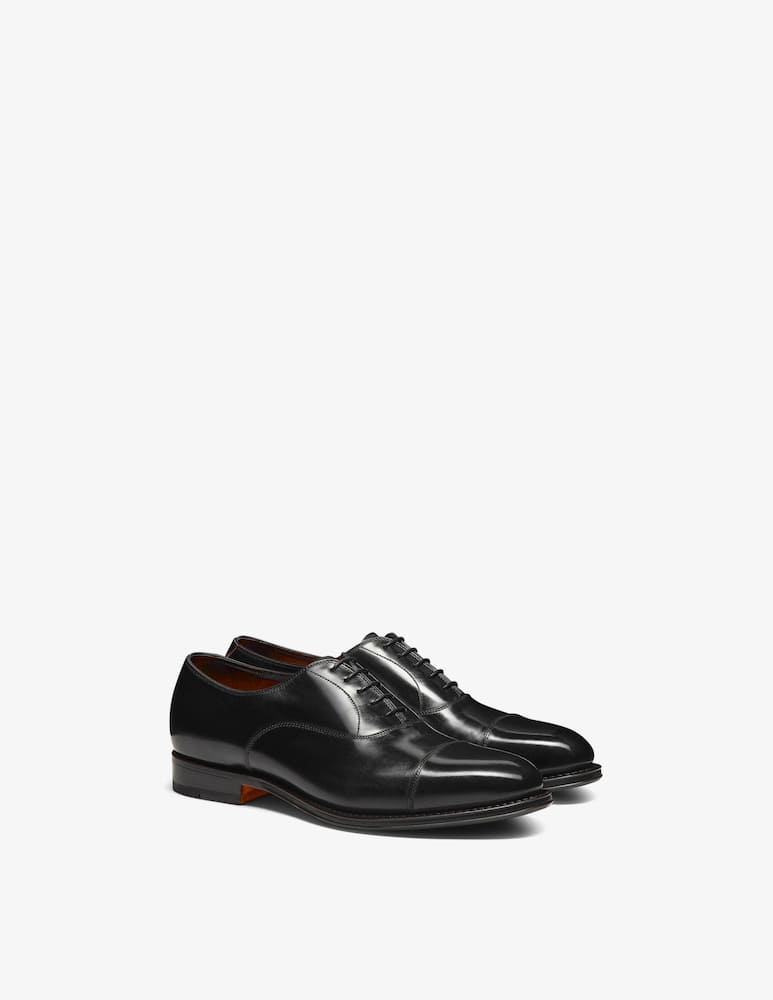Santoni Cap toe leather derby shoes - picture 2