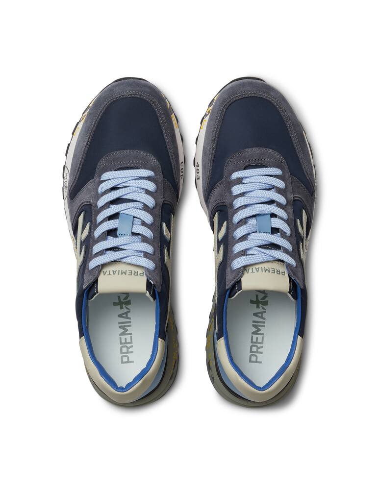 rinascente Premiata Leather mick sneakers - blue