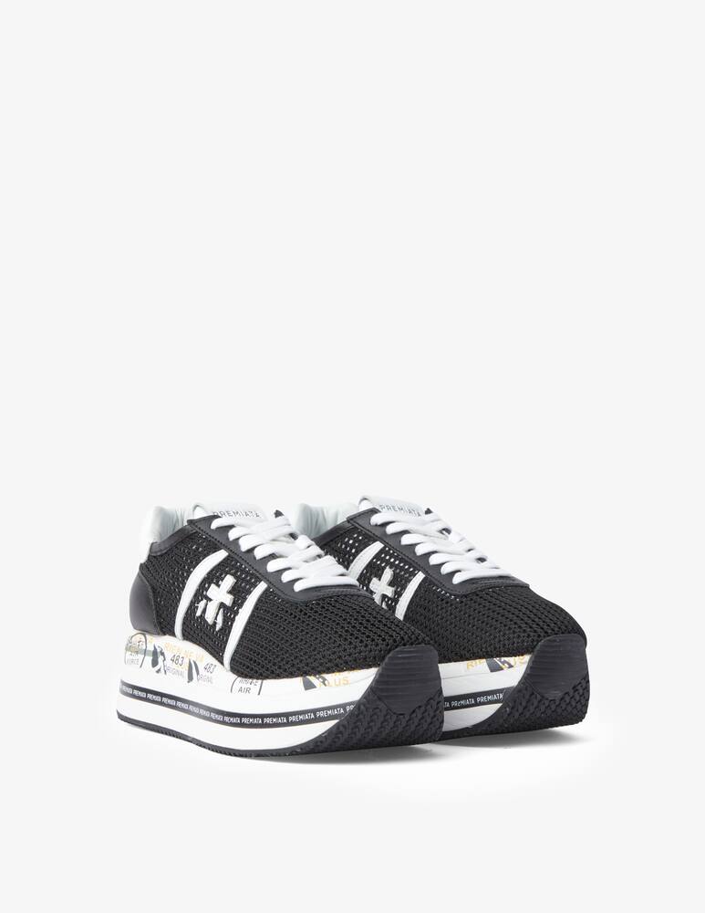 rinascente Premiata Beth low-top platform sneakers - black