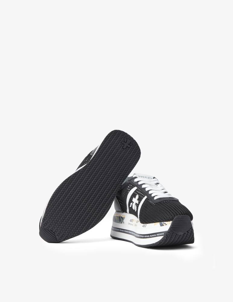 rinascente Premiata Beth low-top platform sneakers - black