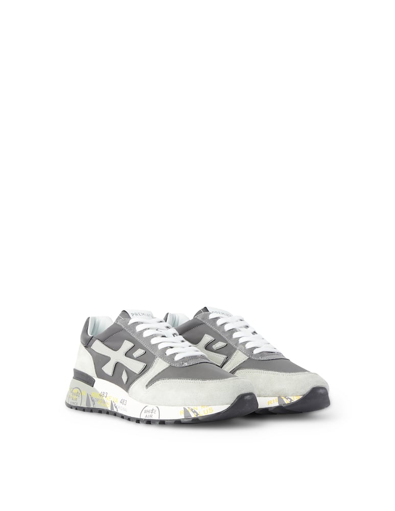 rinascente Premiata Sneakers mick in pelle - grigio