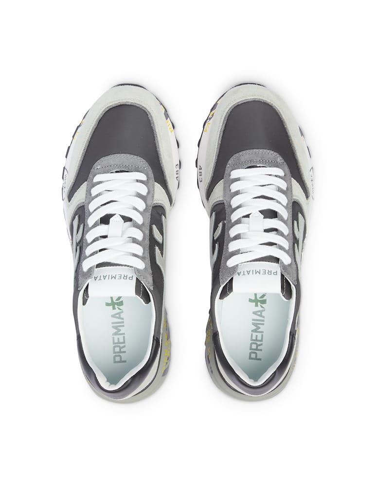 rinascente Premiata Sneakers mick in pelle - grigio
