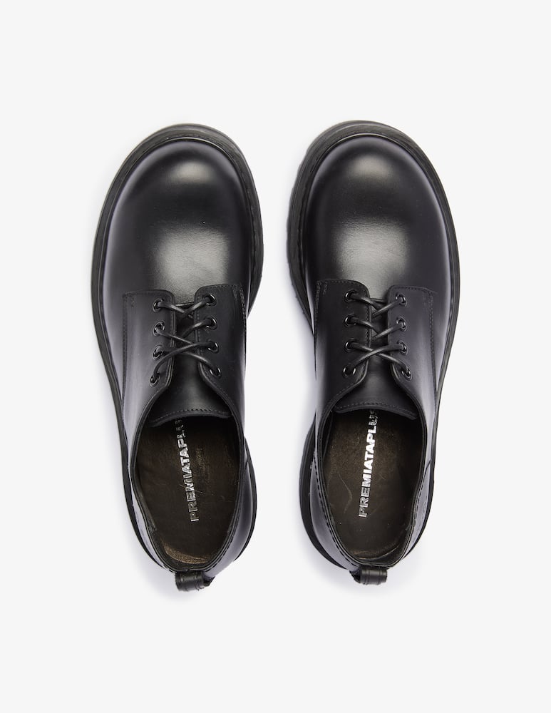 rinascente Premiata Leather derby shoes - Black