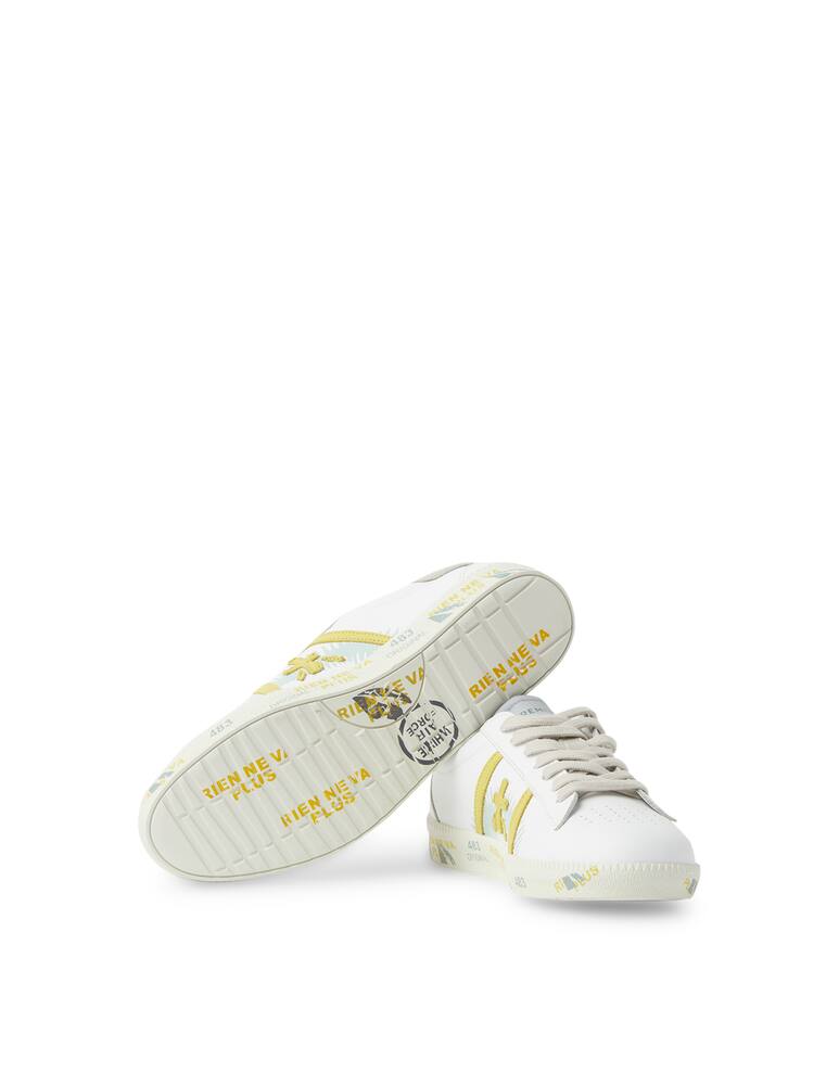 rinascente Premiata Andy D perforated low-top sneakers - white