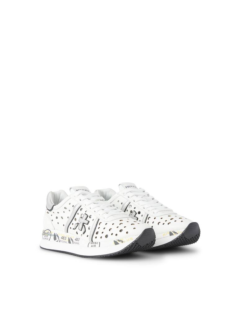 rinascente Premiata Sneakers basse traforata Conny - bianco