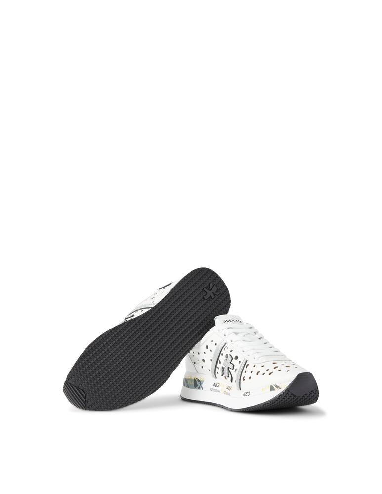 rinascente Premiata Sneakers basse traforata Conny - bianco