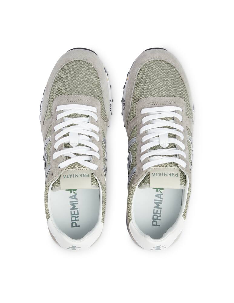 rinascente Premiata Eric mesh suede sneakers - grey