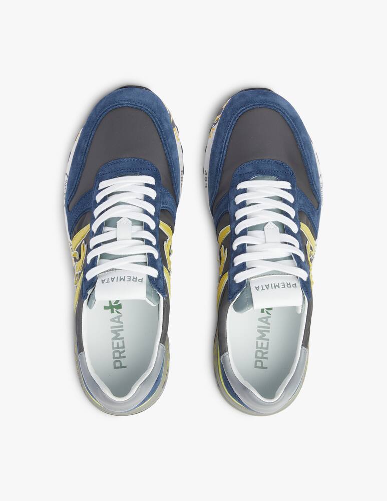 rinascente Premiata Sneakers lander nylon suede - blu