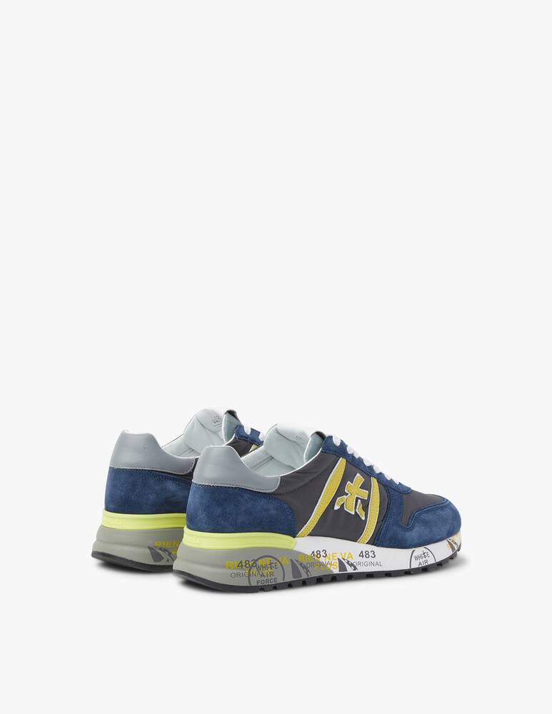 rinascente Premiata Sneakers lander nylon suede - blu