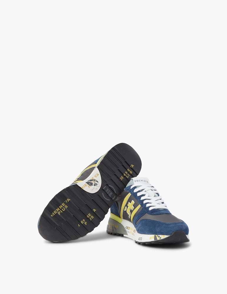 rinascente Premiata Sneakers lander nylon suede - blu