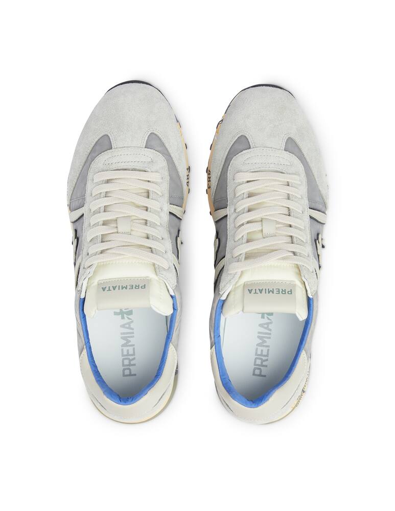 rinascente Premiata Lucy heritage nylon suede sneakers - grey