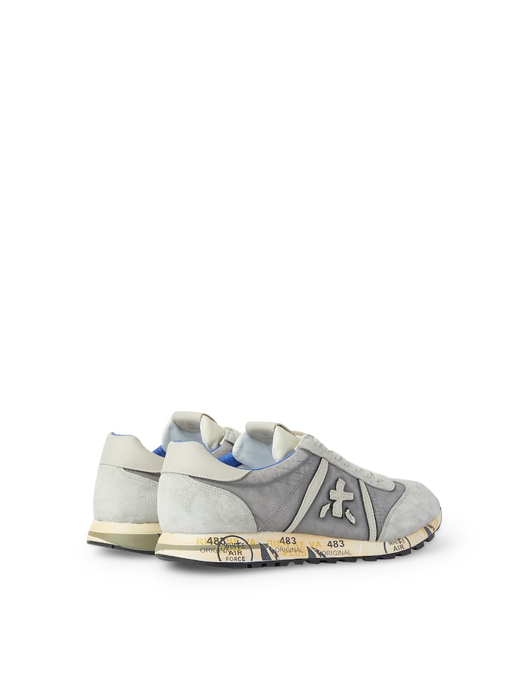 rinascente Premiata Lucy heritage nylon suede sneakers - grey