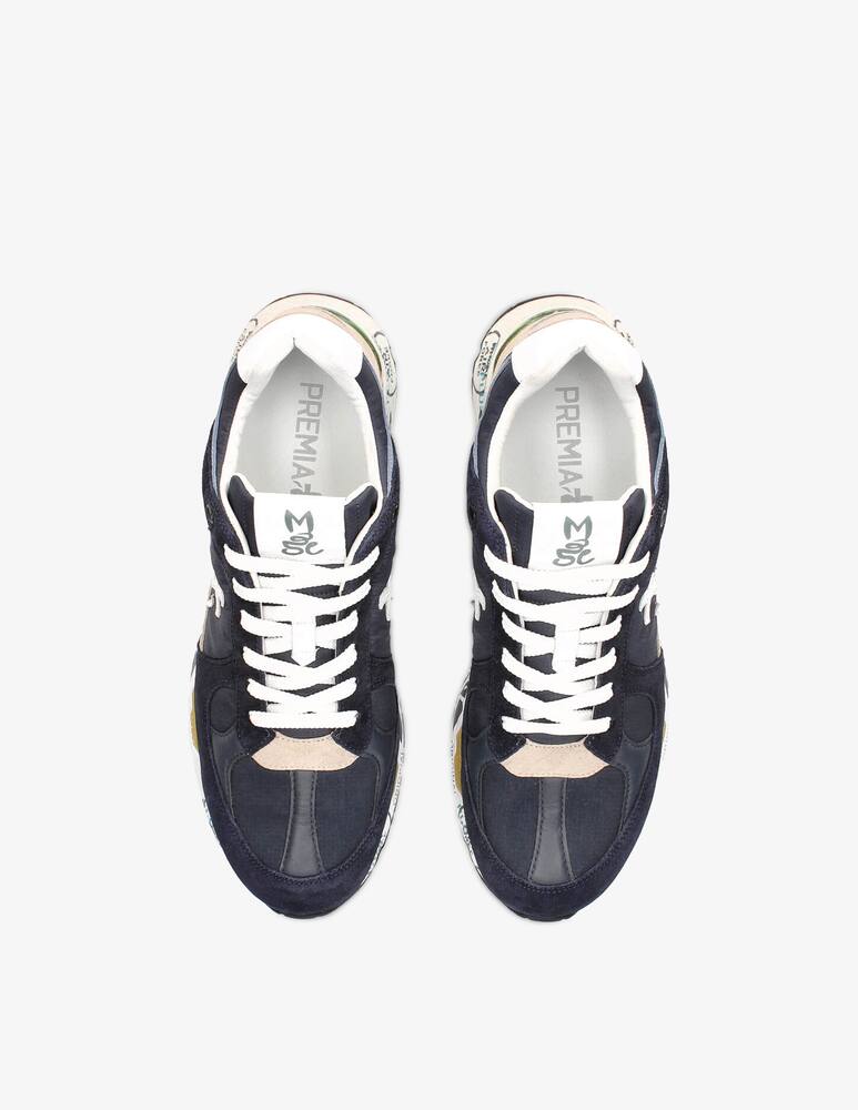 rinascente Premiata Mase ripstop suede sneakers - blue