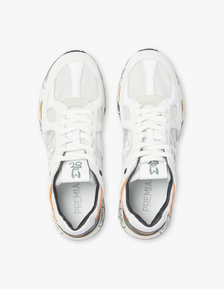 rinascente Premiata Mase nylon trasp sneakers - white
