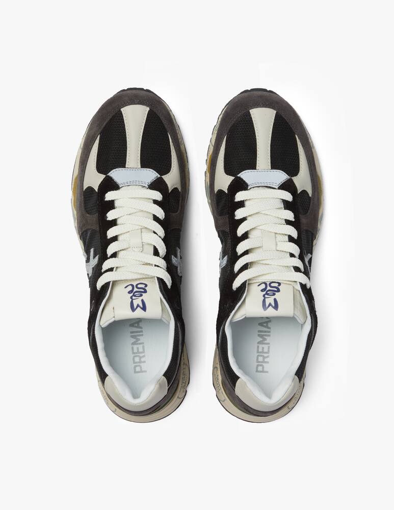 rinascente Premiata Mase nylon trasp sneakers - black