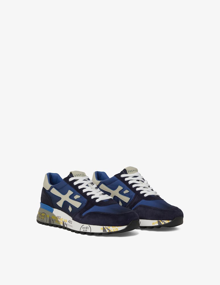 Premiata Mick nylon suede sneakers - blue - picture 2 Premiata Mick nylon suede sneakers - blue - picture 2