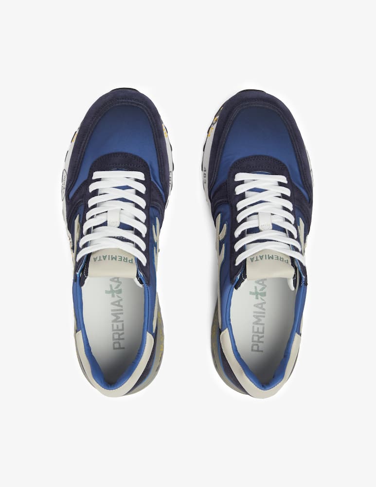 Premiata Mick nylon suede sneakers - blue - picture 3 Premiata Mick nylon suede sneakers - blue - picture 3
