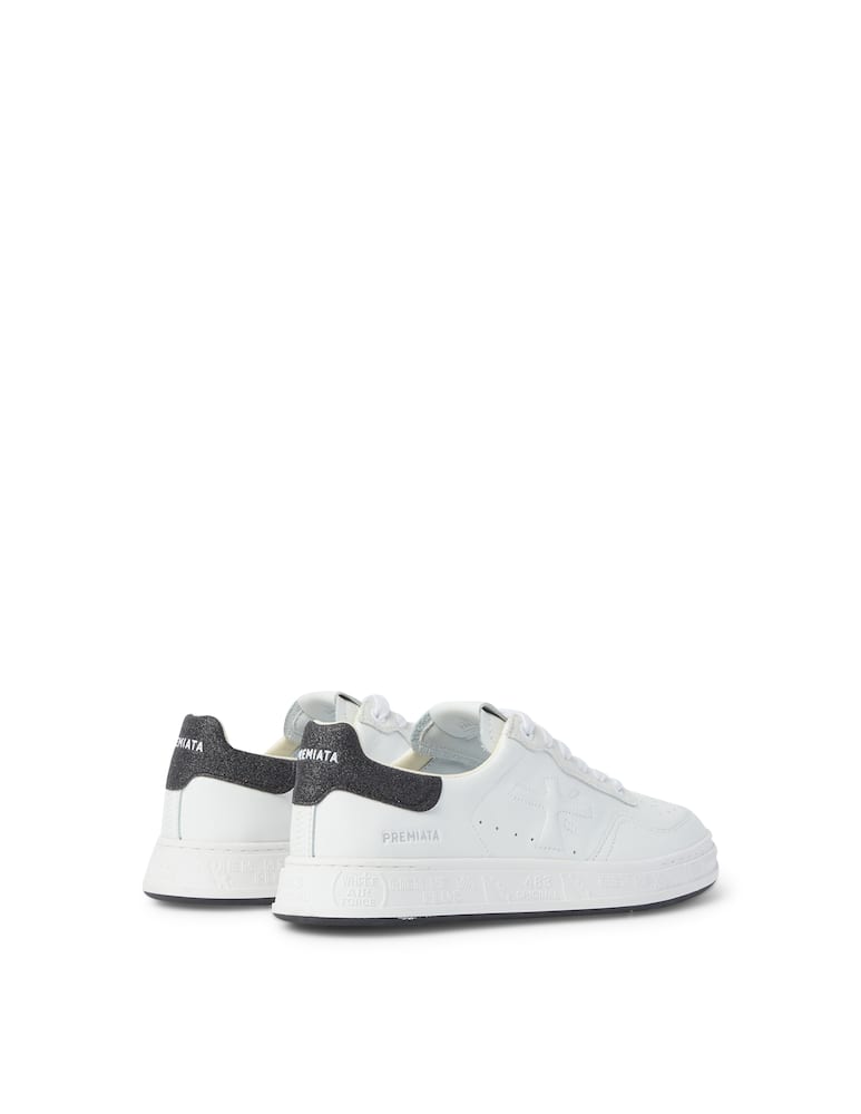rinascente Premiata Quinn D perforated low-top sneakers - white