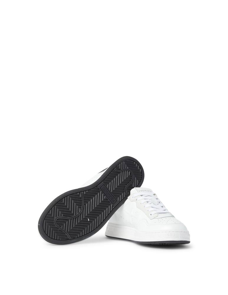 rinascente Premiata Quinn D perforated low-top sneakers - white