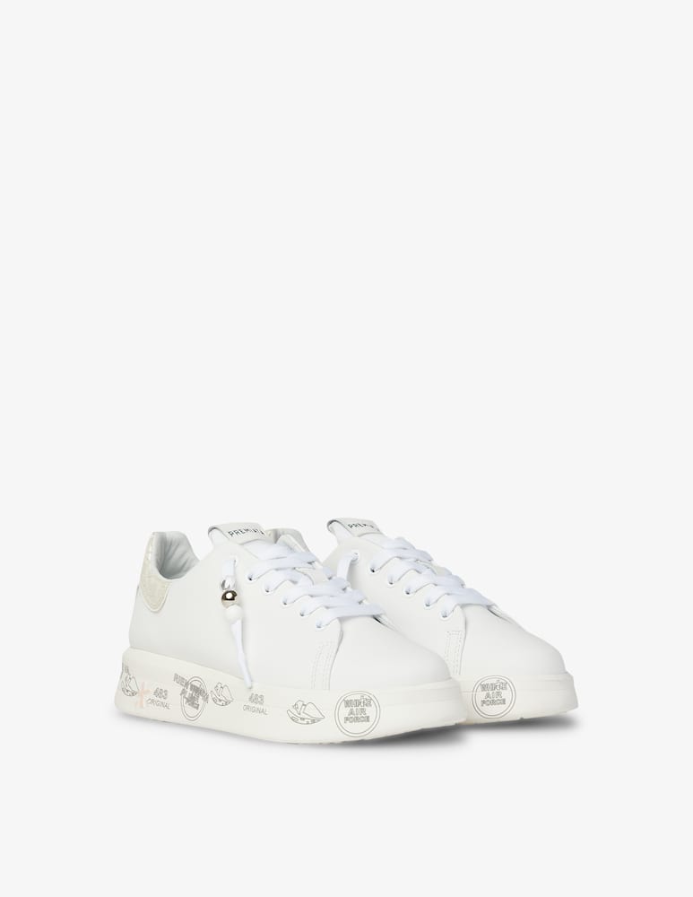rinascente Premiata Sneakers in pelle Belle - Bianco