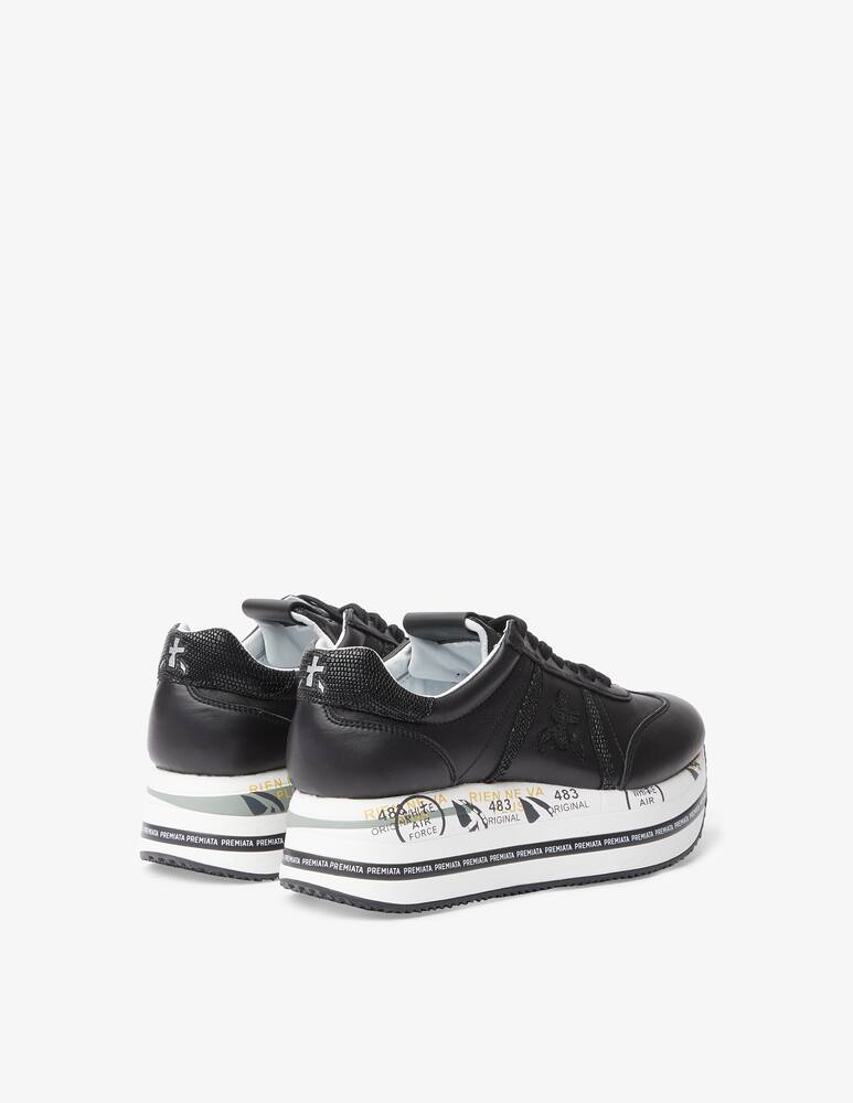 rinascente Premiata Sneakers in pelle Beth - Nero