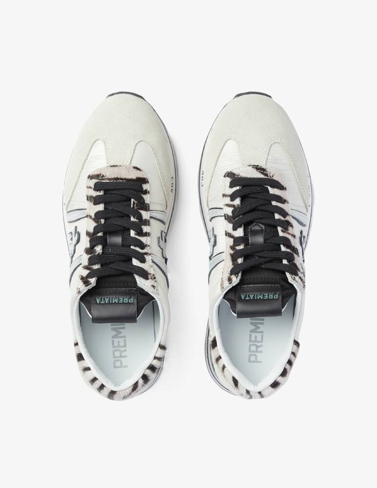 rinascente Premiata Sneakers retro zebra Beth - Bianco