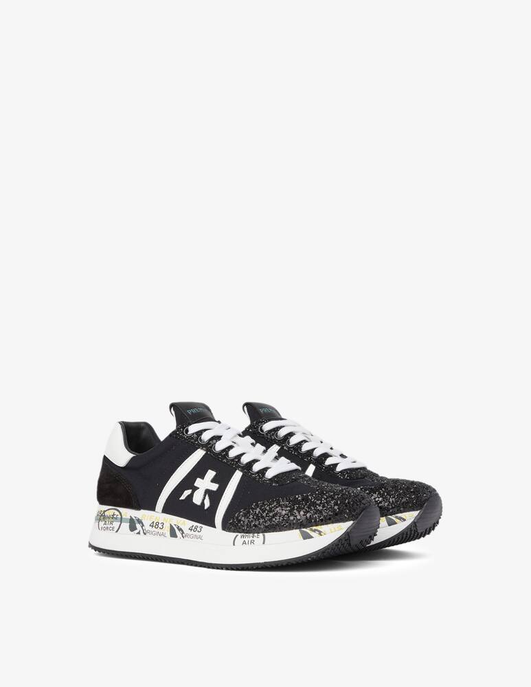 rinascente Premiata Sneakers glitterato Conny - Nero