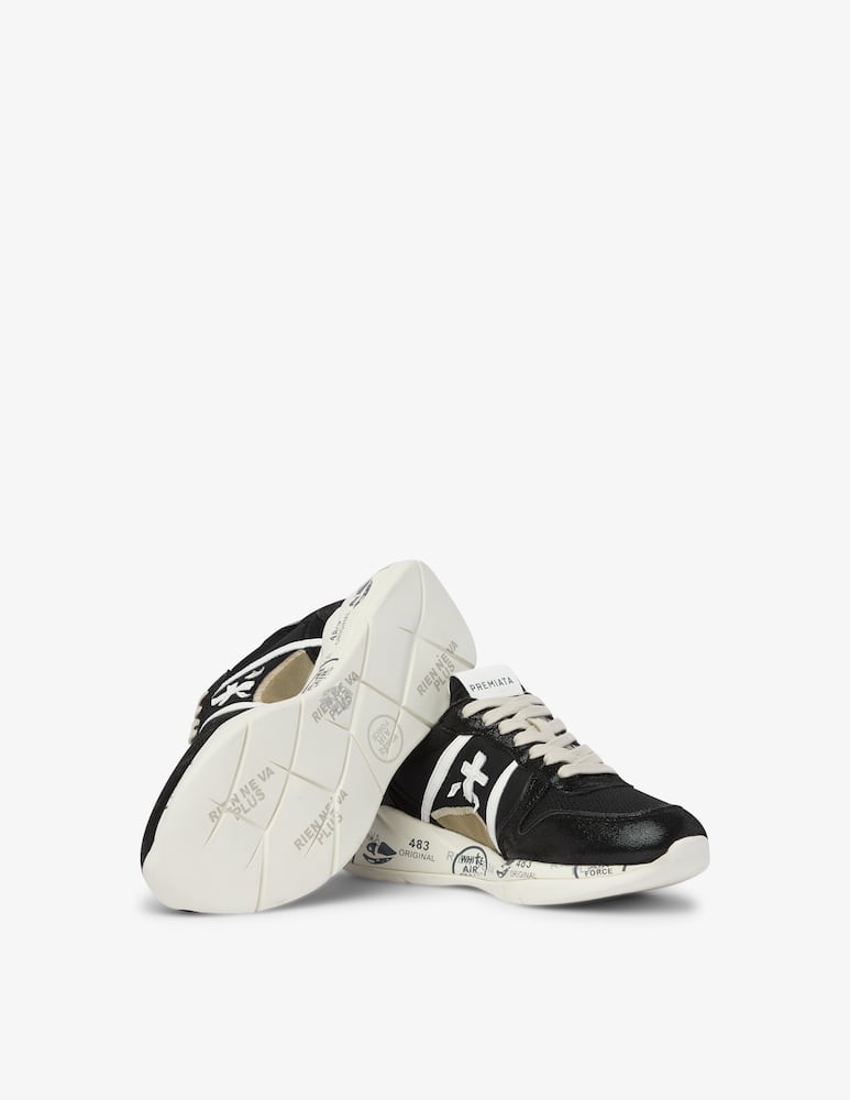 Premiata Sneakers in pelle Layla - Nero - immagine 5 Premiata Sneakers in pelle Layla - Nero - immagine 5