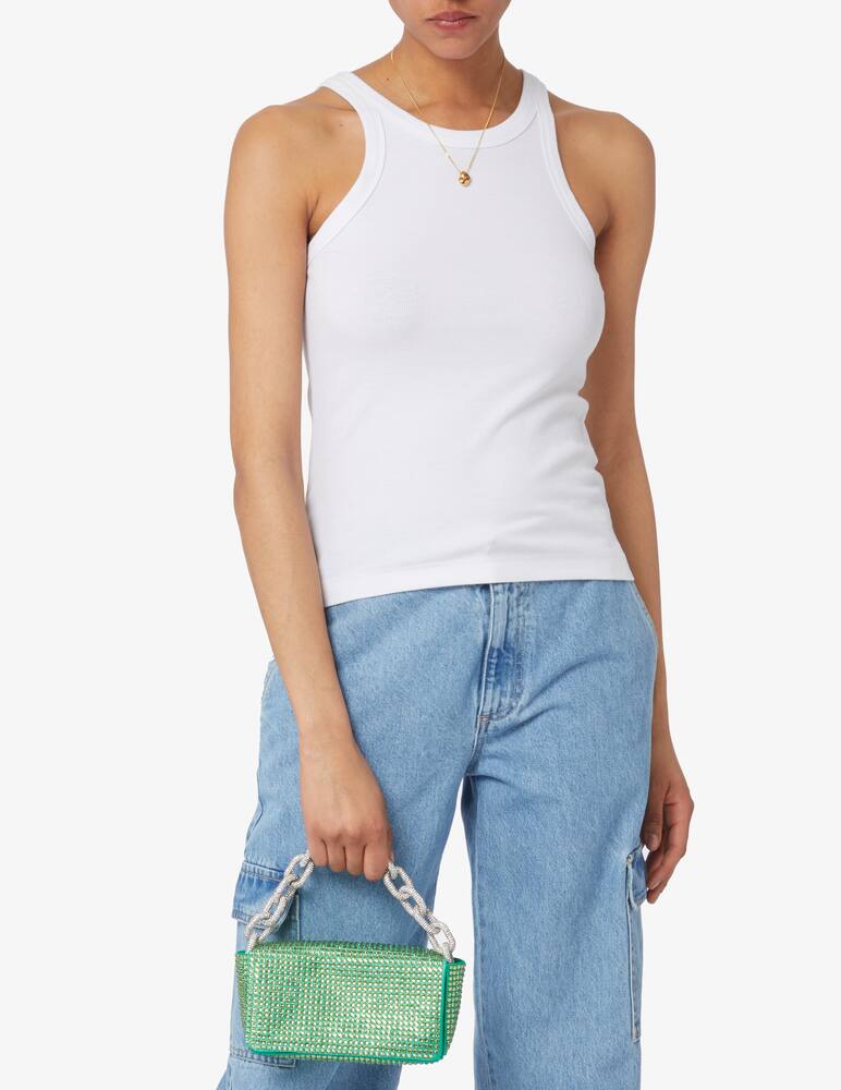 rinascente Gedebe Borsa in satin con strass My Dream