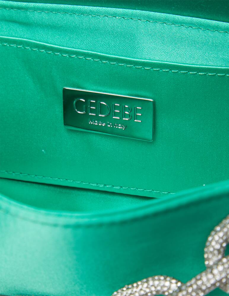 rinascente Gedebe Borsa in satin con strass My Dream