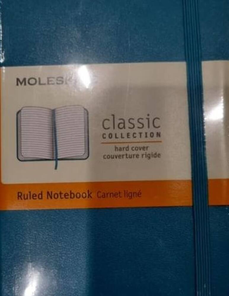 rinascente Moleskine Notebook Pk Rul Hard - Blue